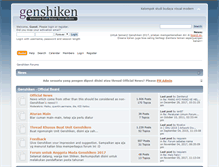 Tablet Screenshot of forums.genshiken-itb.org