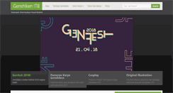Desktop Screenshot of genshiken-itb.org